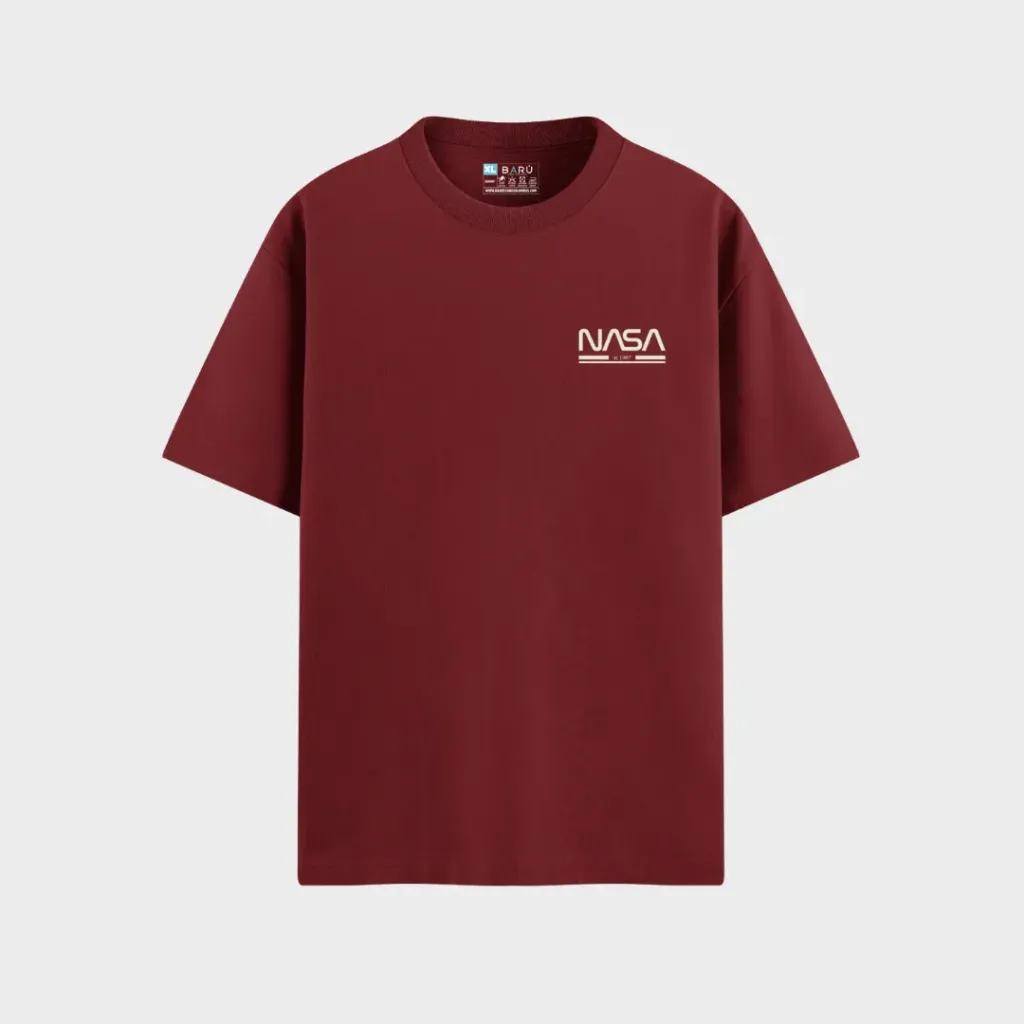 Oversize br - Nasa 1987 white (Azul bebe)