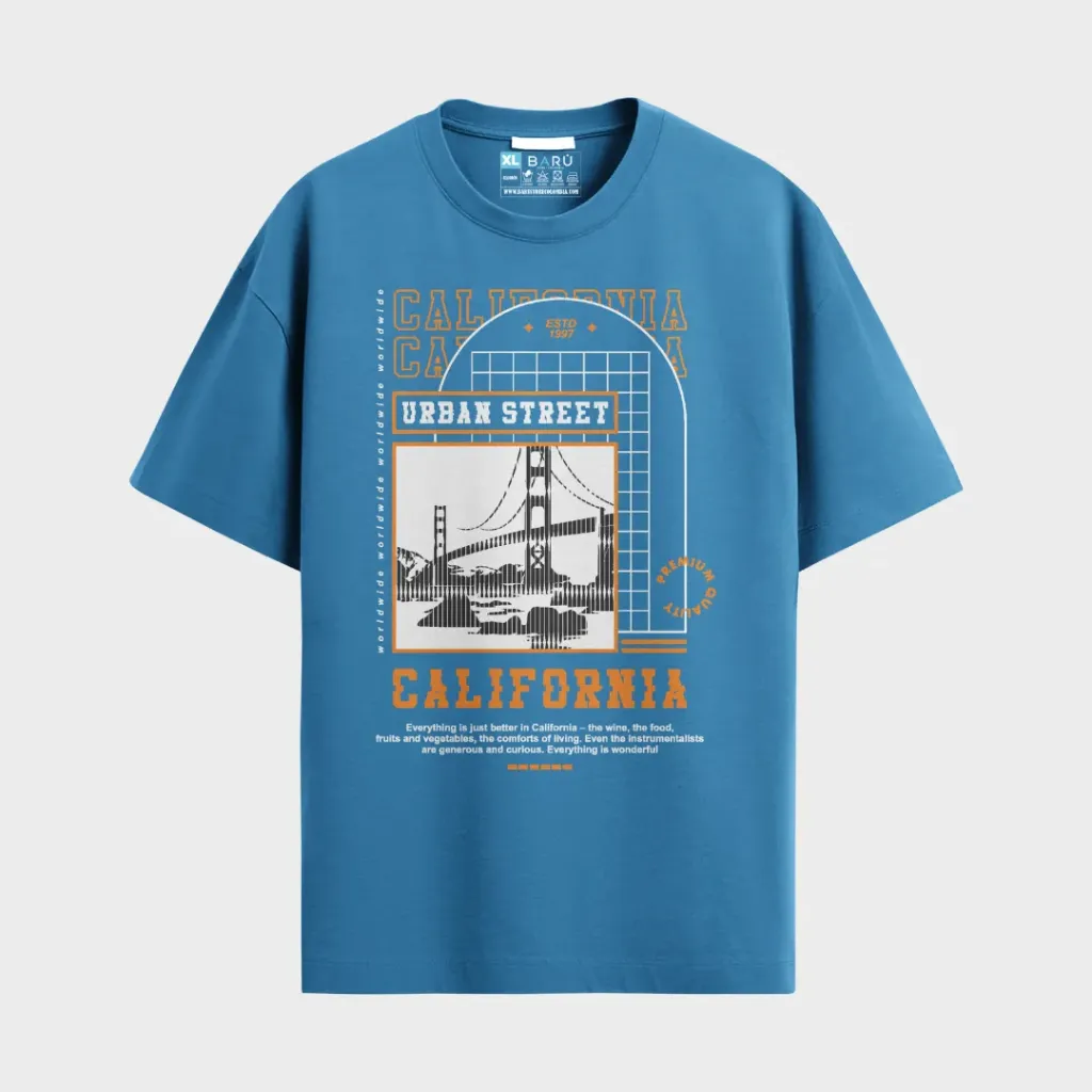 Oversize - California 1 (Azul carolina)