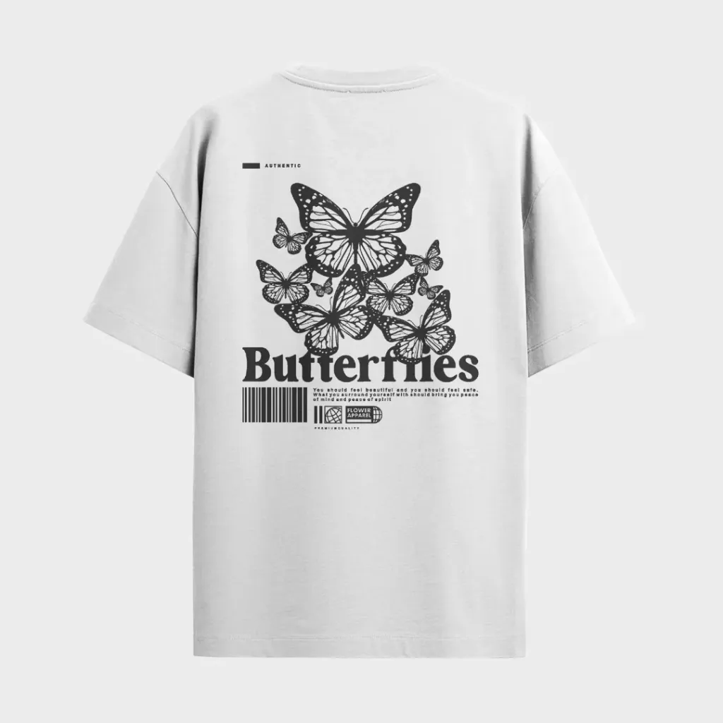 Oversize - Butter filies