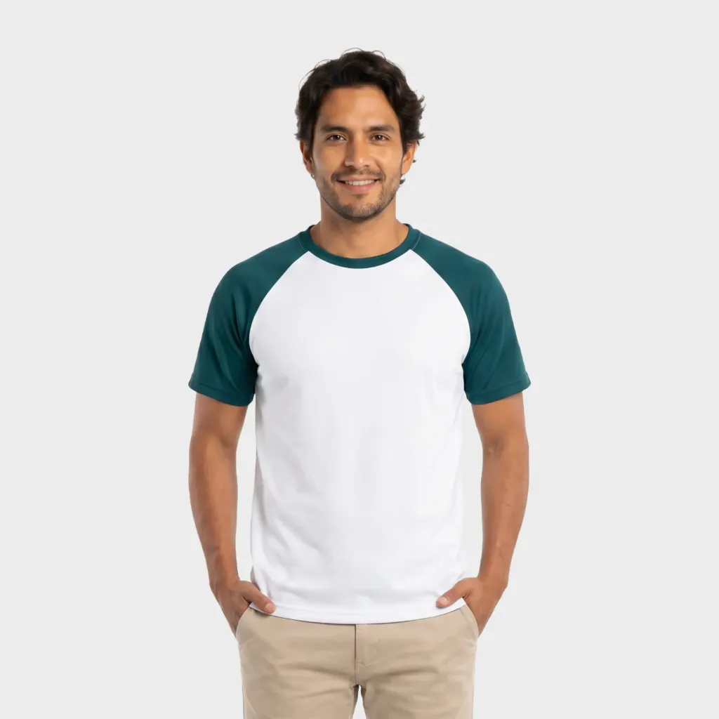Beisbolera Blanco - Turquesa