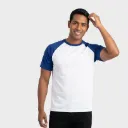 Beisbolera Blanco - Azul rey