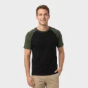 Beisbolera Negro - Verde militar