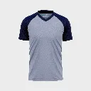 Beisbolera cuello v torso Gris Jaspe