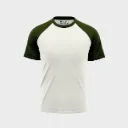 Beisbolera manga corta torso marfil