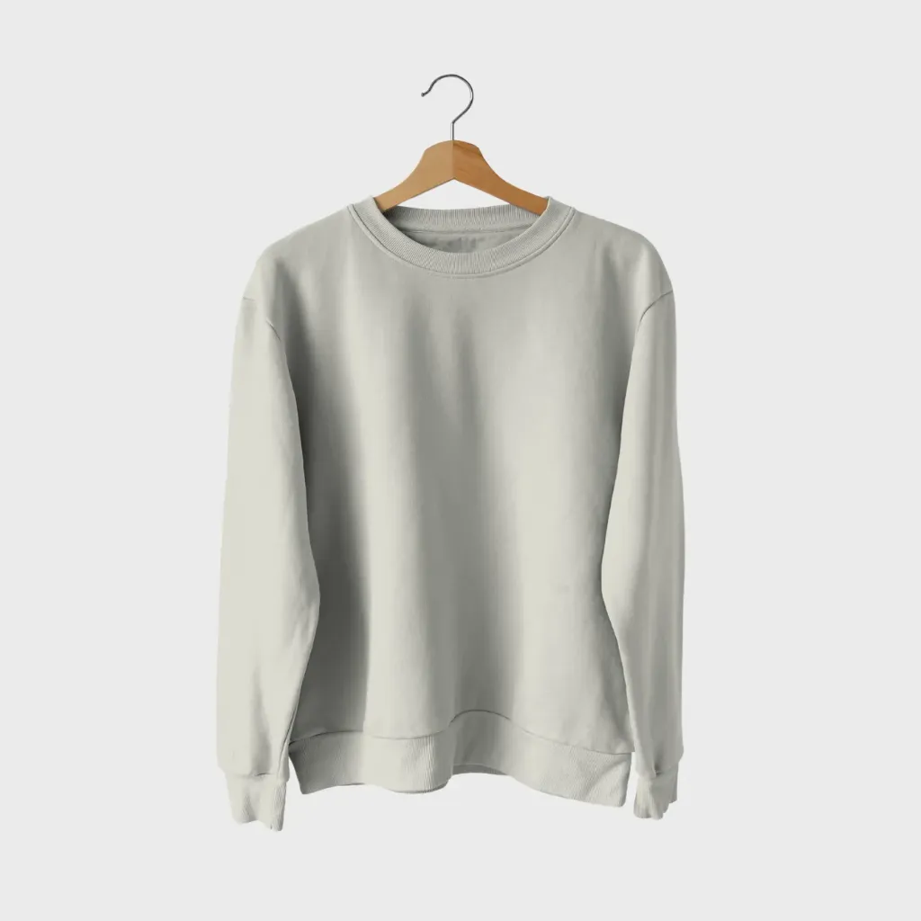 Buzo clásico perchado - marfil