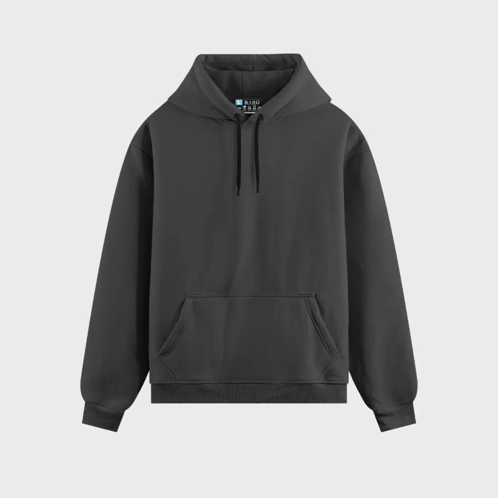 Hoodie clásico unicolor - plomo