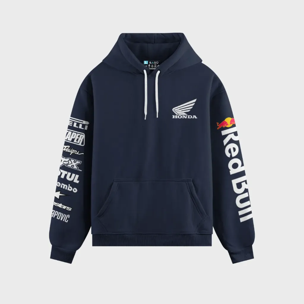 Hoodie clásico Honda (Azul marino)