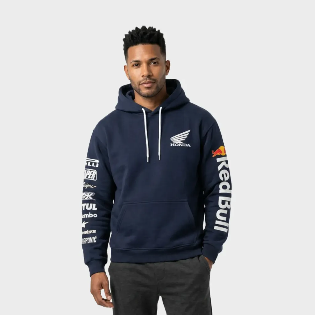 Hoodie clásico Honda (Azul marino)