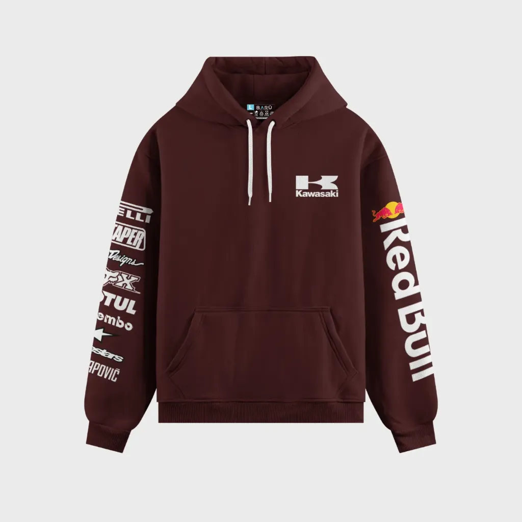 Hoodie clásico Kawasaki (Azul marino)