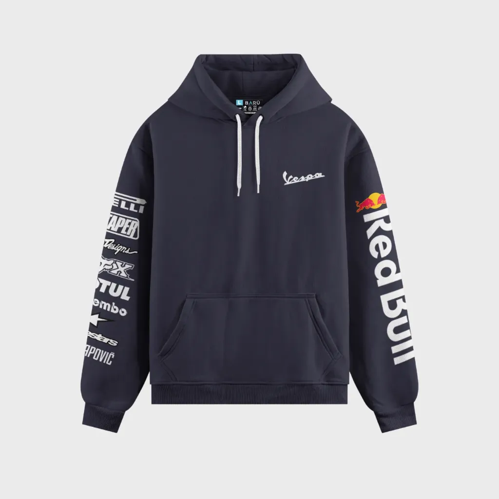 Hoodie clásico Vespa (Azul marino)