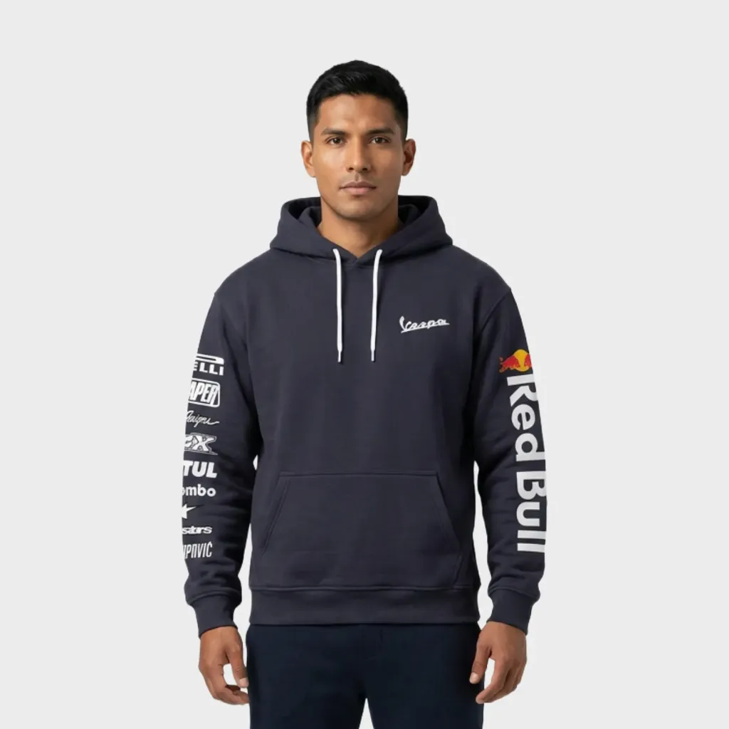 Hoodie clásico Vespa (Azul marino)
