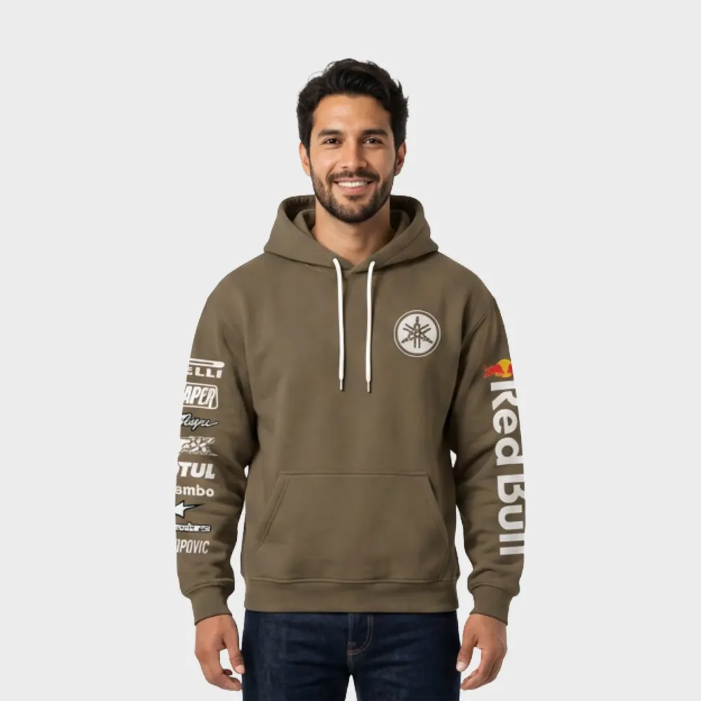 Hoodie clásico Yamaha (Azul marino)